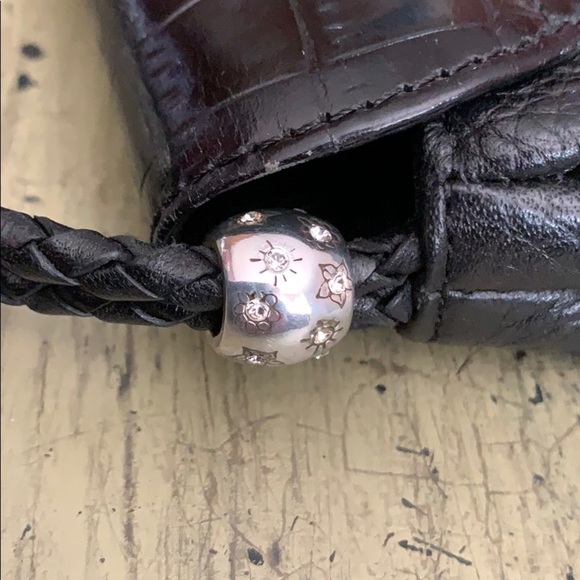 Brighton Pebbled Leather/Crocodile Embossed Purse - Picture 3 of 15